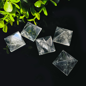 Wholesale Natural Crystals Clear Quartz Pyramid Healing <strong>Stone</strong> for Gift Decoration