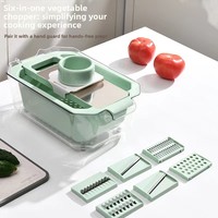 Râpe multifonctionnelle en acier inoxydable, coupe-légumes domestique, trancheuse à pommes de terre, râpe à concombre, outil de découpe de légumes