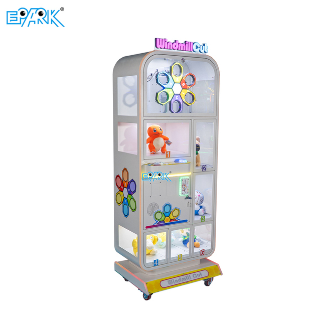 Coin-Operated Windmill Out Scissors Game Prize Arcade Vending Machine for Kids Gifts Wholesale Prize Machine