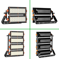 Reflector LED para Estadios de 800W con Lente de Vidrio, Alto Brillo de 120000LM, IP65, Iluminación Deportiva