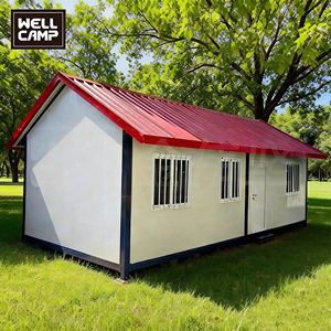 WELLCAMP Maison de montagne rustique en structure acier, Villa légère en acier, 2 chambres, Maisons modulaires de luxe, Étanches, Alimentées à l'énergie solaire - Product Image 2