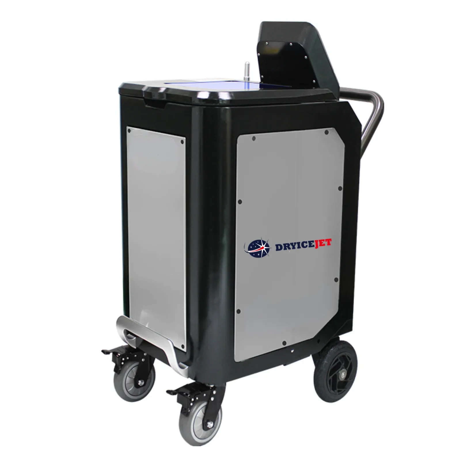DRYICEJET P9 Pro Factory Price Wholesale clean portable dryiceblastercleaningcarchassis dry ice blasting machine