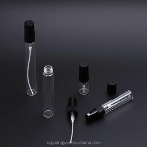 Vente en gros 2ml 3ml 5ml 8ml 10ml Mini vaporisateur vide Testeur de parfum rechargeable Échantillon de bouteille de parfum en verre de voyage avec couvercle à vis - Product Image 3