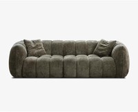 Canapé citrouilles salon grand plancher canapé rose ensemble tissu rembourré bras confortable canapé modulaire chesterfield pour villa hôtel