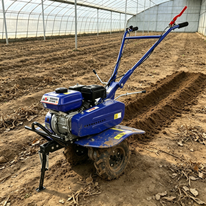 BISON (CHINE) Micro-motoculteur agricole compact diesel 6 CV pour usage domestique, désherbage, ameublissement du sol, labourage de fossés et <span class=keywords><strong>scarificateur</strong></span> de champs - Product Image 1