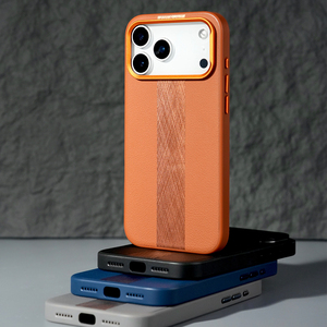 เคสโทรศัพท์หรูหรา L160 สำหรับ Samsung S24 S25 Ultra หนังแท้แบบแม่เหล็ก ขายส่ง เคสมือถือสำหรับ iPhone 15 16 17 Pro Max - Product Image 5