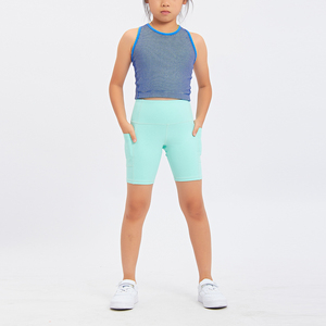 Novedades Nuevo diseño de pantalones cortos para niñas Ropa de fitness Entrenamiento Yoga Niños Ropa de fitness Deportes Pantalones cortos de yoga para niñas - Product Image 1