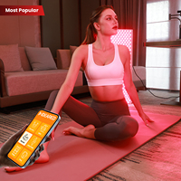 IDEATHERAPY 8/9 Waves, appareil de luminothérapie LED à usage domestique, Bluetooth et application, luminothérapie infrarouge, panneau de luminothérapie rouge