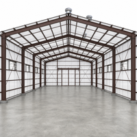 Structure de portique en acier pour entrepôt avec acier haute résistance pour le stockage en gros