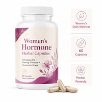 Capsules d'herbes hormonales pour femmes en marque privée, 60 pièces, fabricant OEM, Ashwagandha, onagre, complément alimentaire pour l'équilibre hormonal