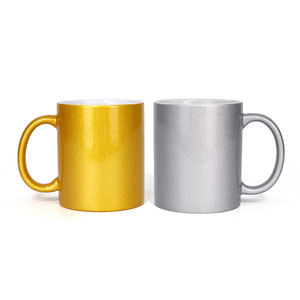 Vente en gros de tasses à thé en grès AAA 11oz bon marché, tasses à café avec impression par transfert de chaleur et sublimation en céramique blanche avec logo personnalisé et boîte - Product Image 6