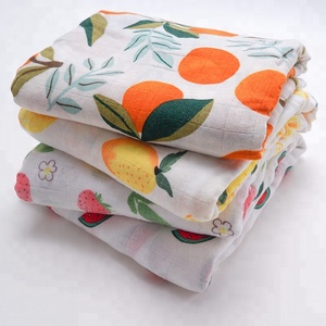 Venta caliente América <span class=keywords><strong>Amazon</strong></span> algodón bambú muselina Swaddle bebé Manta - Product Image 4