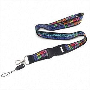 Cordón para Teléfono Móvil con Diseño de la Tabla Periódica de los Elementos, Cinta de Poliéster, Accesorios para Identificación Laboral Hechos con Dibujos - Product Image 4