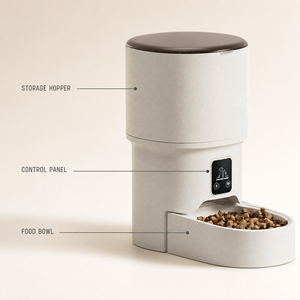 Comedero Automático Inteligente para Mascotas con WiFi, Control por Aplicación, Grabador de Voz y Recipiente de Acero Inoxidable 304, Capacidad de 4L para Perros y Gatos - Product Image 6