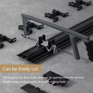 Desagüe de Piso Cortable a Medida Antiolor de 1200mm, Desagüe Lineal para Ducha de Acero Inoxidable 304 y ABS con Base Giratoria con Sello de Agua - Product Image 6