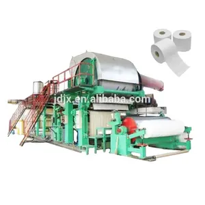 1575mm Waste Paper Recycle Machine to Make Toilet Paper Production Line Price in South Africa