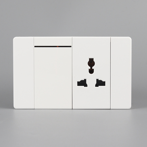 Moderno Nuevo Delgado Super ultra Delgado Dorado Gris Blanco Negro Egipto Bolivia Perú Luz eléctrica Interruptor de pared y toma de corriente - Product Image 5