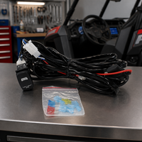 Faisceau de câblage pour éclairage de travail LED Zhenxin 12V 40A avec télécommande optionnelle, connecteur DT, relais et fusible pour camion tout-terrain