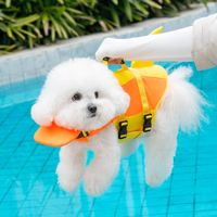Vêtements pour animaux de compagnie : Harnais de sécurité portable et réglable en polyester respirant, motif floral, écologique et lavable, pour chiens et chats, avec queue intégrée, pour tous.