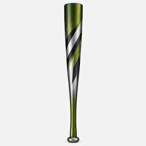 Ensemble de batte de baseball verte, 28 pouces, barillet de 2,5 pouces, léger, en alliage d'aluminium, équipement de baseball professionnel en une seule pièce - Product Image 3