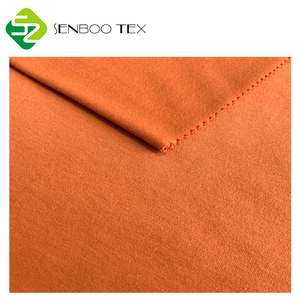 Peso 290 gsm 67% bambu 28% algodão 5% spandex malha tecido de camada dupla para moletons - Product Image 1
