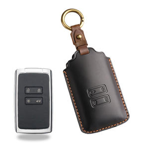 Étui à clés vintage adapté aux voitures Dongfeng Renault Koleos et Kadjar, nouveau modèle, housse de protection en cuir véritable avec boucle - Product Image 6