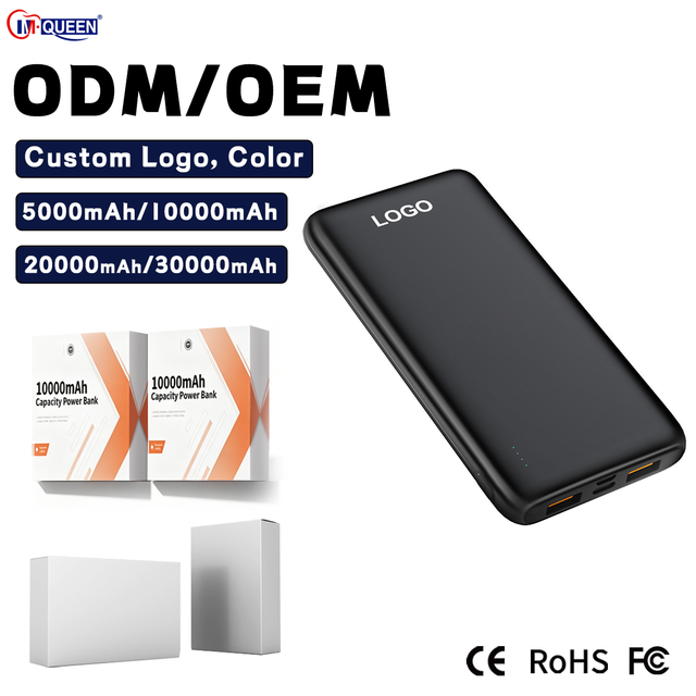 10000Mah Mini Power Bank Dual Usb 5v2a External Battery Portable Charger Ultra Slim Rohs Power Bank 10000mah 20000mah 30000mah