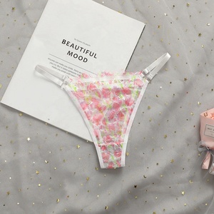 Nhà Máy OEM Sexy Và Trong Suốt Đồ Lót Sản Xuất Phụ Nữ Push-up Quần Lót Và Áo Ngực Đồ Lót Thiết Lập - Product Image 5