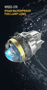 Đèn sương mù <span class=keywords><strong>LED</strong></span> 3 màu tùy chỉnh nhà máy, thấu kính Projector 3 inch cho ô tô - Product Image 6