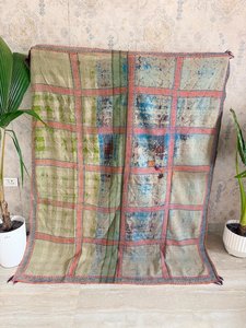 Embroidered Cotton <b>Quilt</b> Traditional Bohemian Floral Bedspread Handmade Multi Color Home Decor <b>Throw</b> Blanket All Season Use - Product Image 3