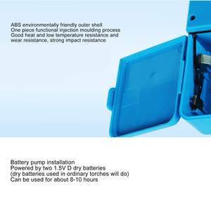 עבודת סוללה ניידת אקווריום משאבת חמצן משאבת המתנה משאבת אוויר המתנה עבור אקווריום דגים טנק ודייג חיצוני - Product Image 3