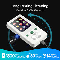 Lecteur MP4 avec écran tactile de 2,4 pouces, radio FM, 1+8 Go, contes pour enfants, audio/vidéo portable, anglais, HiFi sans perte, haut-parleur puissant, OEM/ODM Android