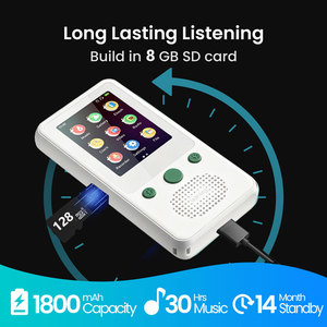 Reproductor MP4 con Radio FM y <span class=keywords><strong>Pantalla</strong></span> Táctil de 2.4 Pulgadas, 1+8 GB, Historias para Niños, Audio/Video Portátil, Altavoz de Alta Fidelidad en Inglés, Sin Pérdidas, OEM/ODM, Android - Product Image 5