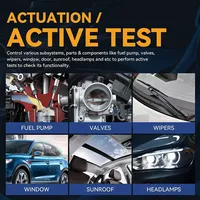 XTOOL Anyscan A30D OBD2 Herramienta de diagnóstico de Sistema completo SAS/DPF/EPB Lector de código de reinicio Prueba activa 8 idiomas Actualización gratuita de por vida