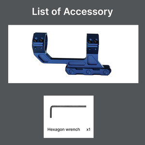 Montura de Visor Cantilever BANGBANG, Montura de Visor para Tubo de 30 mm con Altura Central de 1.93 Pulgadas para Actividades al Aire Libre (Azul) - Product Image 6