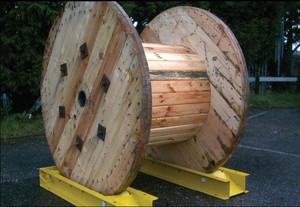 Ventes directes usine : Rampe à rouleaux pour tambours dérouleurs ou enrouleurs, avec structure en acier, pouvant être actionnée par une puissance hydraulique - Product Image 6