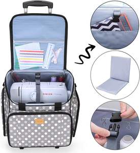 Free sample Handbag with Sewing Machine Knitting Tool <b>Storage</b> <b>Bag</b> and Pull-rod Insert for Outdoor Travel - Product Image 5