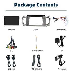 10 inch đài phát thanh Xe Video màn hình Android GPS navigation Carplay Auto Stereo autoradio cho TOYOTA RAV4 2012-2018 - Product Image 3