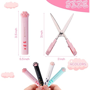 Taglio Mini forbici Cartoon gatto zampa in acciaio inox artigianale forbici per stazione di taglio taglio stazione forniture per ufficio scuola - Product Image 2