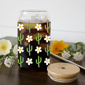 Envolturas para Vasos UV de 16oz con Diseño Floral Curativo para <span class=keywords><strong>la</strong></span> <span class=keywords><strong>Vida</strong></span> Diaria, Estética de Bosque Salvaje, Vibe Romántico Púrpura, Adhesivos DTF - Product Image 3