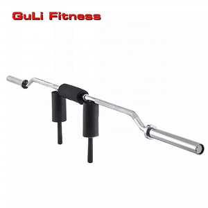 Guli Fitness Professional Factory Weight Lifting Adjustable <strong>Barbell</strong> <strong>U</strong> Shaped Squat Gym Bar Cambered Small Arch Safety Squat Bar - Product Image 1