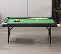 Table de billard pliable portable pour enfants, en bois, légère, idéale pour la chambre et facile à transporter