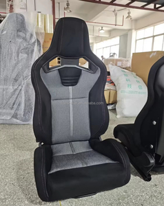 Asientos Deportivos RECARO de Cuero Universales Personalizados OEM, Ajustador Único, Rieles Dobles, Asientos para Auto de Carreras - Product Image 3