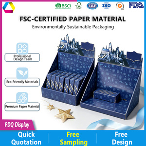 Caja <span class=keywords><strong>de</strong></span> Exhibición <span class=keywords><strong>de</strong></span> Papel PDQ con Cabezal Troquelado, Ecológica y Reciclable, Impresión <span class=keywords><strong>de</strong></span> Logotipo Personalizado para Juguetes Coleccionables <span class=keywords><strong>de</strong></span> Dibujos Animados, Promoción en Supermercados - Product Image 3
