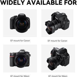 7Artisans 7.5mm F3.5 objectif <span class=keywords><strong>d</strong></span>'appareil photo reflex numérique APS-C à mise au point manuelle grand angle pour Canon EF-S T3I 77D 80D <span class=keywords><strong>Nikon</strong></span> F <span class=keywords><strong>D7500</strong></span> D90 - Product Image 6