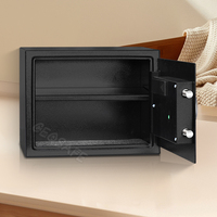 CEQSAFE Kleiner Digitaler Haushaltssafe mit Elektronischem Zahlenschloss Mini Stahl-Tresor