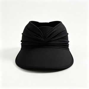 Casquette de soleil unisexe à visière incurvée avec nœud torsadé, trou pour queue de cheval, dessus ouvert, séchage rapide, protection UV, large, pour le sport, les activités de plein air, les voyages et la plage - Product Image 5