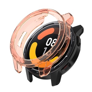 Housse pour <span class=keywords><strong>Xiaomi</strong></span> <span class=keywords><strong>Watch</strong></span> S1 Active Clear Protective Bumper Shell Frame Pour <span class=keywords><strong>Xiaomi</strong></span> Mi <span class=keywords><strong>Watch</strong></span> Color 2 Soft TPU Protector Case - Product Image 4