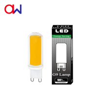 Lampe LED G9 COB AC120V 4.2W en verre sans scintillement avec culot G9 pour application intérieure