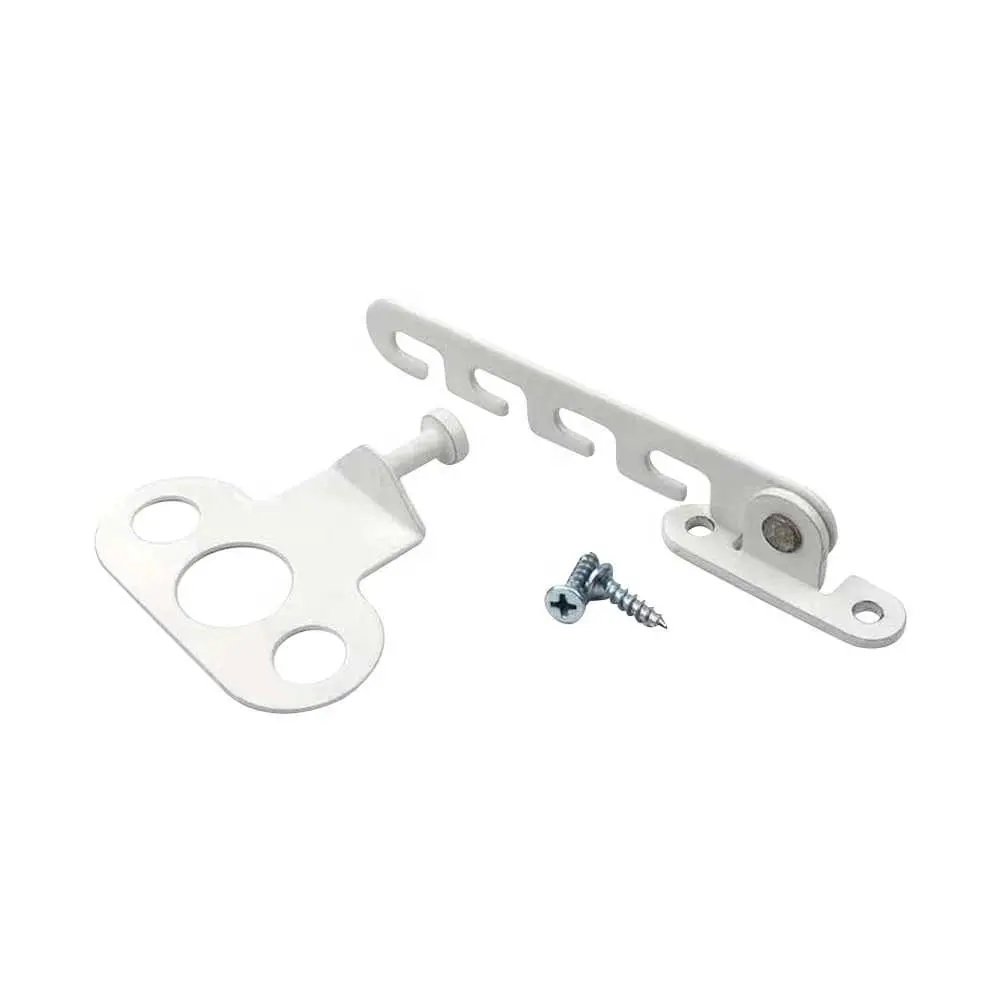 1 Set Aço Inner Abertura Porta E Janela Limite Gancho de Vento Janela Limitador de Ventilação Retainer Criança Segurança Vento Brace Bracket Bloqueio